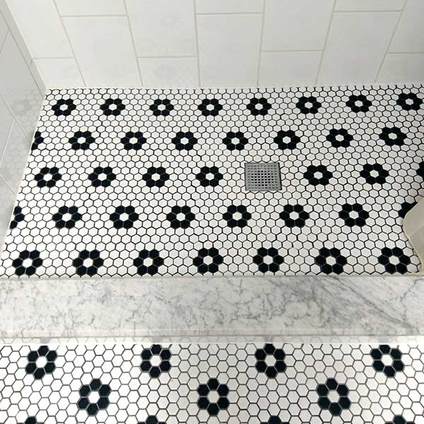 Black & White Burlington Bathrooms