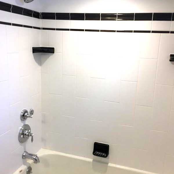 Black & White Burlington Bathrooms