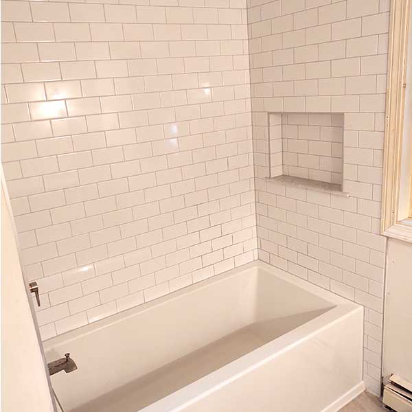 Cliff Street Hallway Bathroom