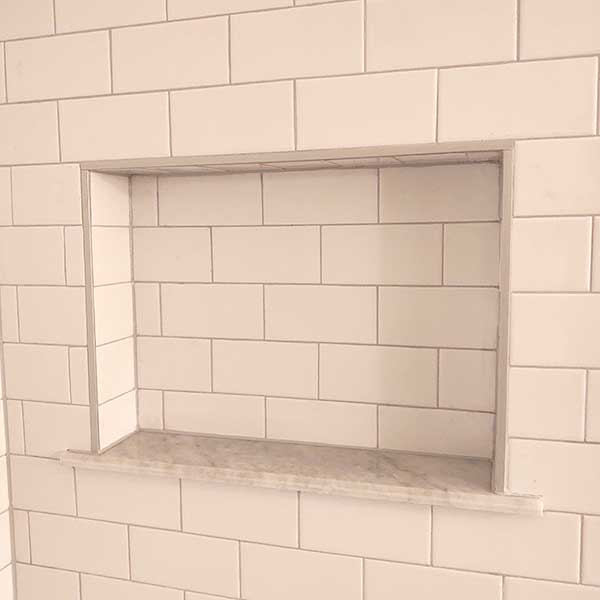 Cliff Street Hallway Bathroom